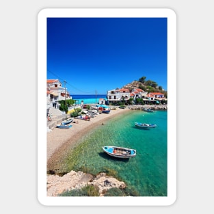 Kokkari town - Samos island Sticker